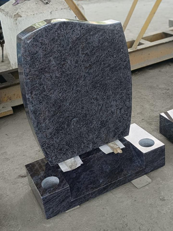 polish bahama blue anton headstone